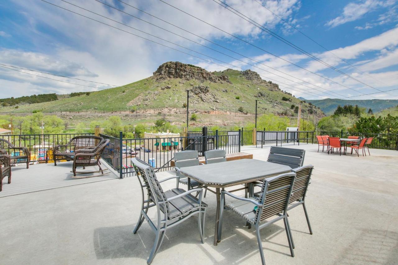 Central Lava Hot Springs Studio With Deck And Views! Exterior foto